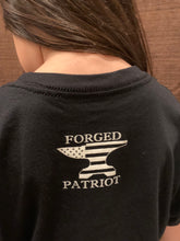 Load image into Gallery viewer, Forged Patriot Eagle - Black, white logo