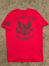 Load image into Gallery viewer, Forged Patriot Eagle - Red, gray logo