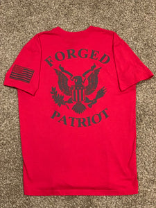 Forged Patriot Eagle - Red, gray logo