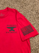 Load image into Gallery viewer, Forged Patriot Eagle - Red, gray logo